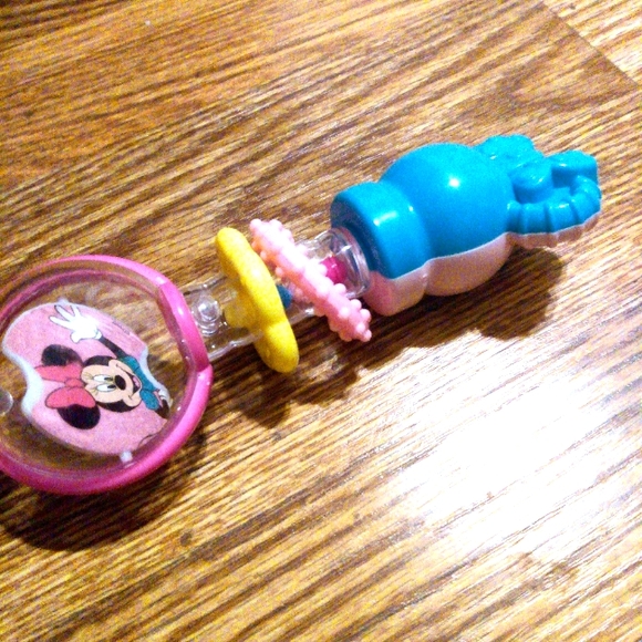 Plastic Minnie mouse baby rattle - Picture 1 of 4